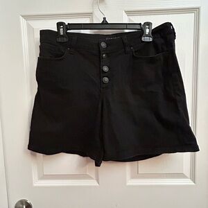 Jessica Simpson High Waist Black Shorts